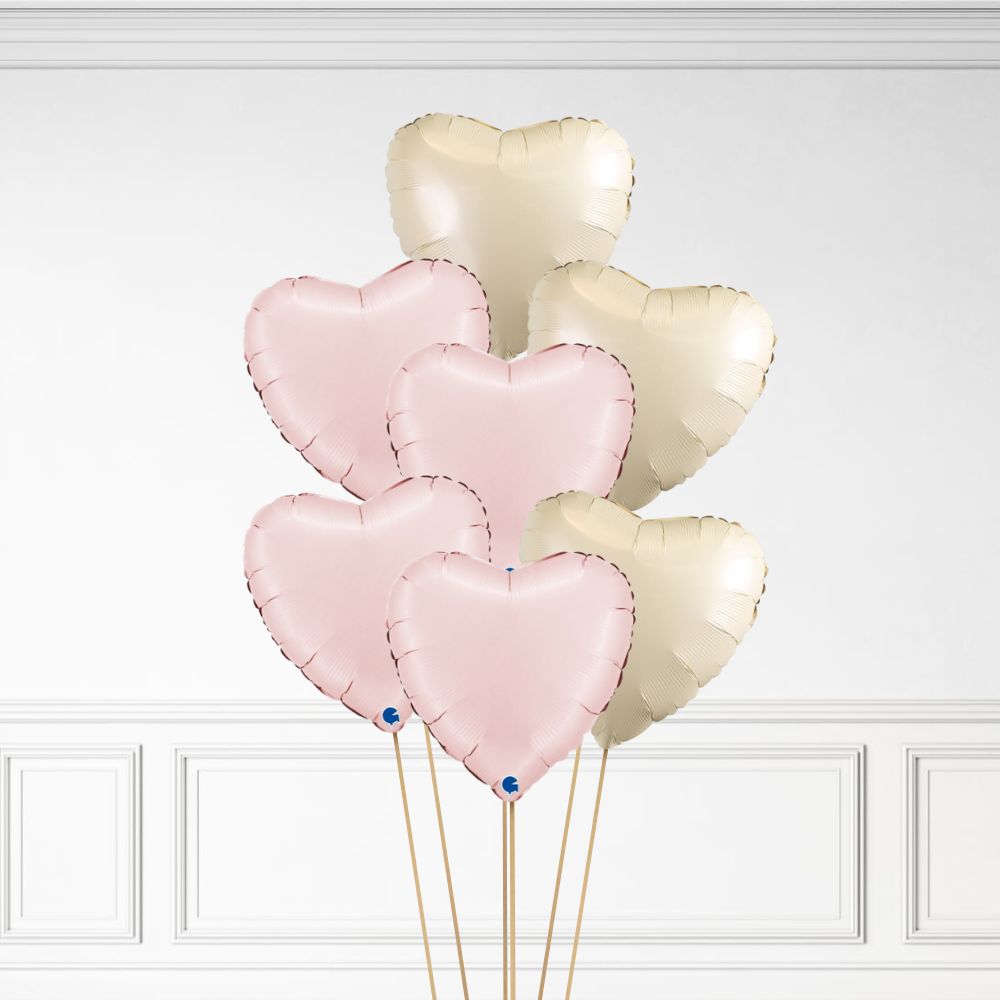 Helium Heart Balloon Bunch image 1