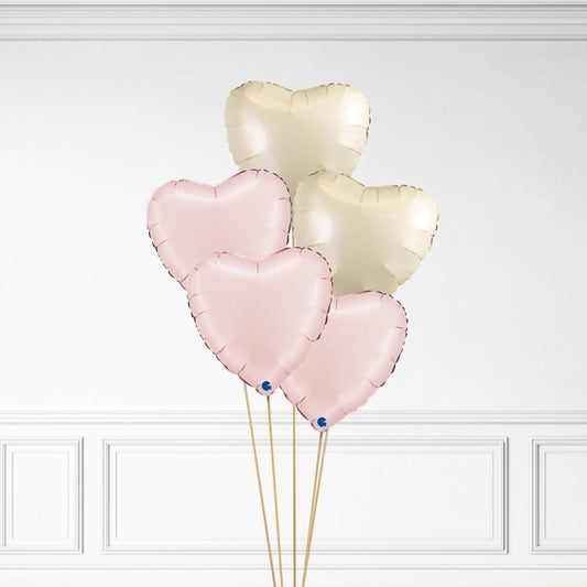 Helium Heart Balloon Bunch image 2