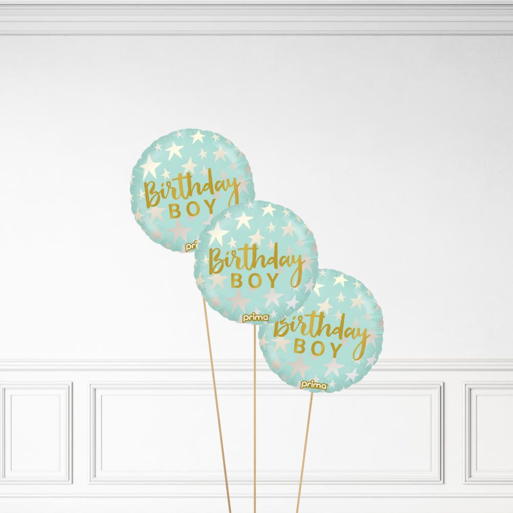 Birthday Boy - Helium Bunch