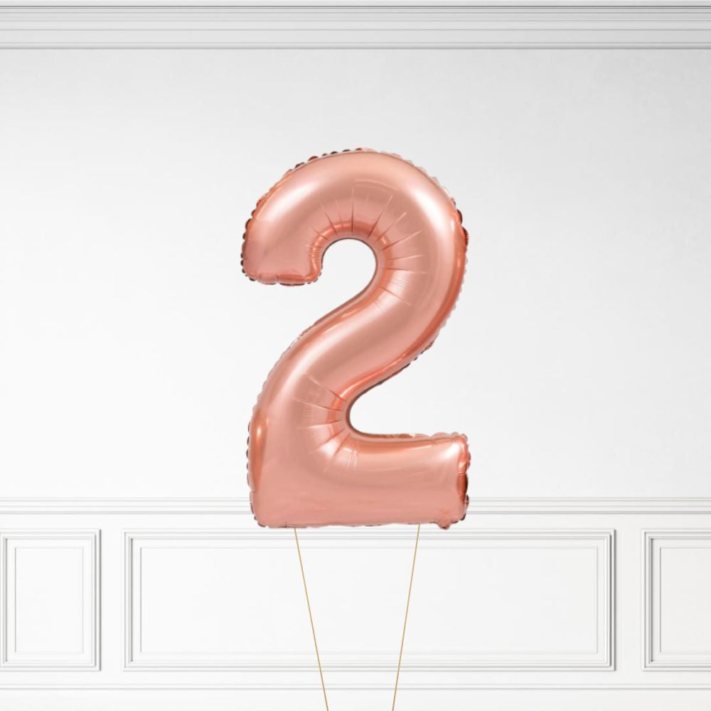 26" Rose Gold - Helium Number