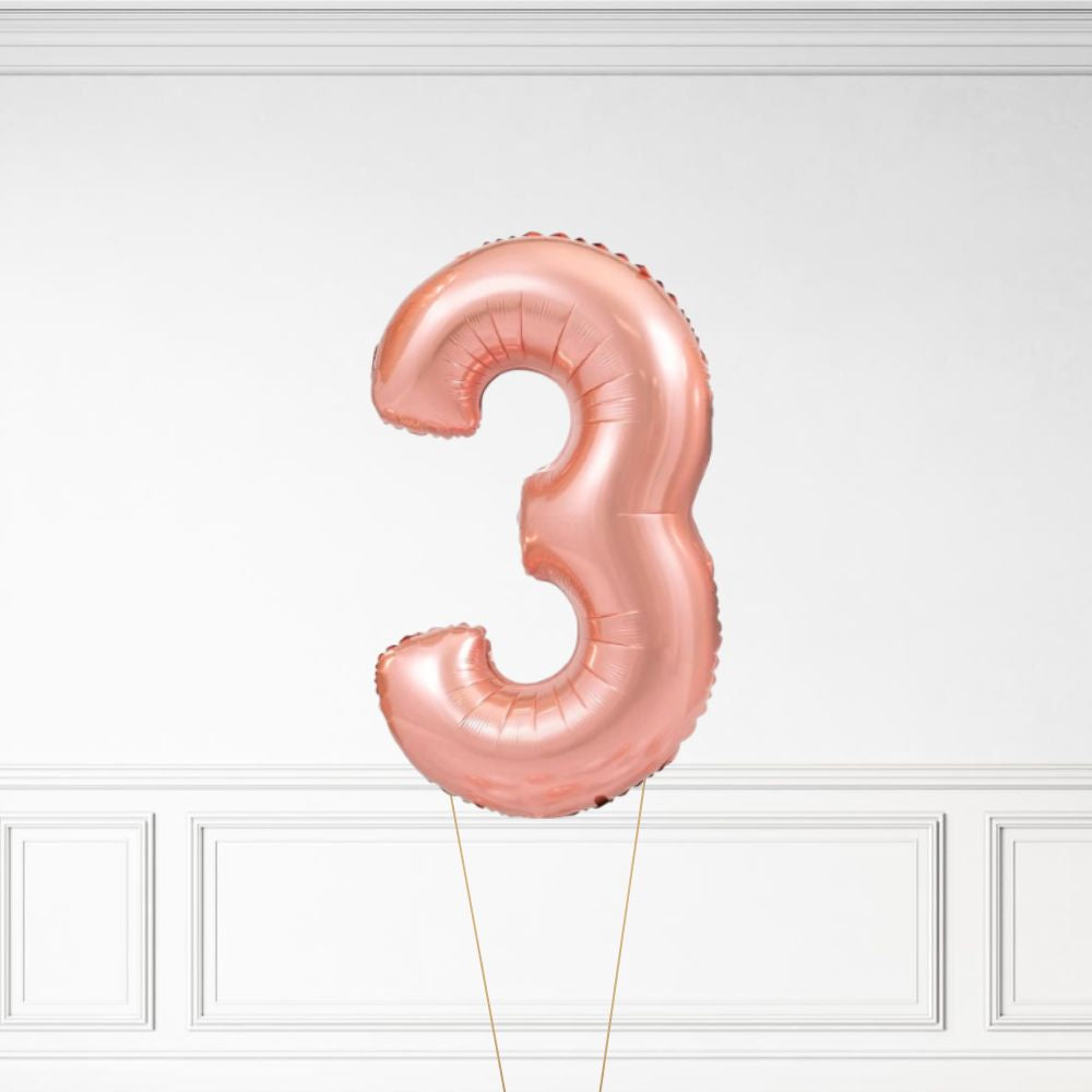 26" Rose Gold - Helium Number