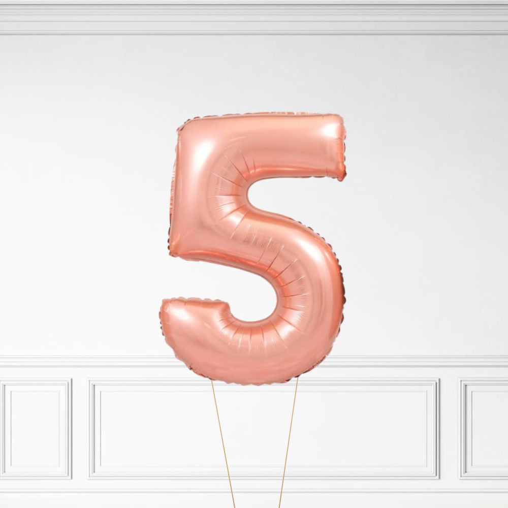 26" Rose Gold - Helium Number