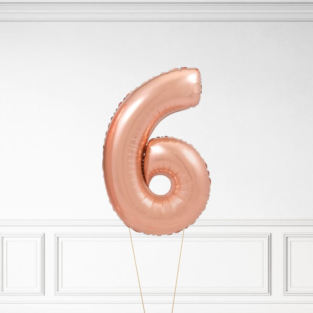 26" Rose Gold - Helium Number