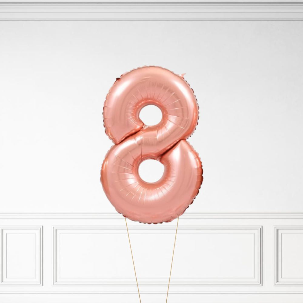 26" Rose Gold - Helium Number