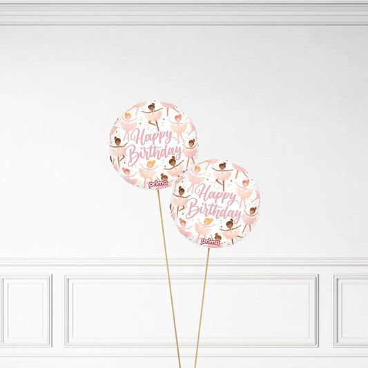 Ballerina Birthday - Helium Bunch