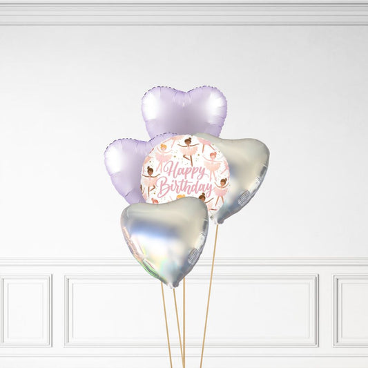 Ballerina Birthday - Helium Bunch