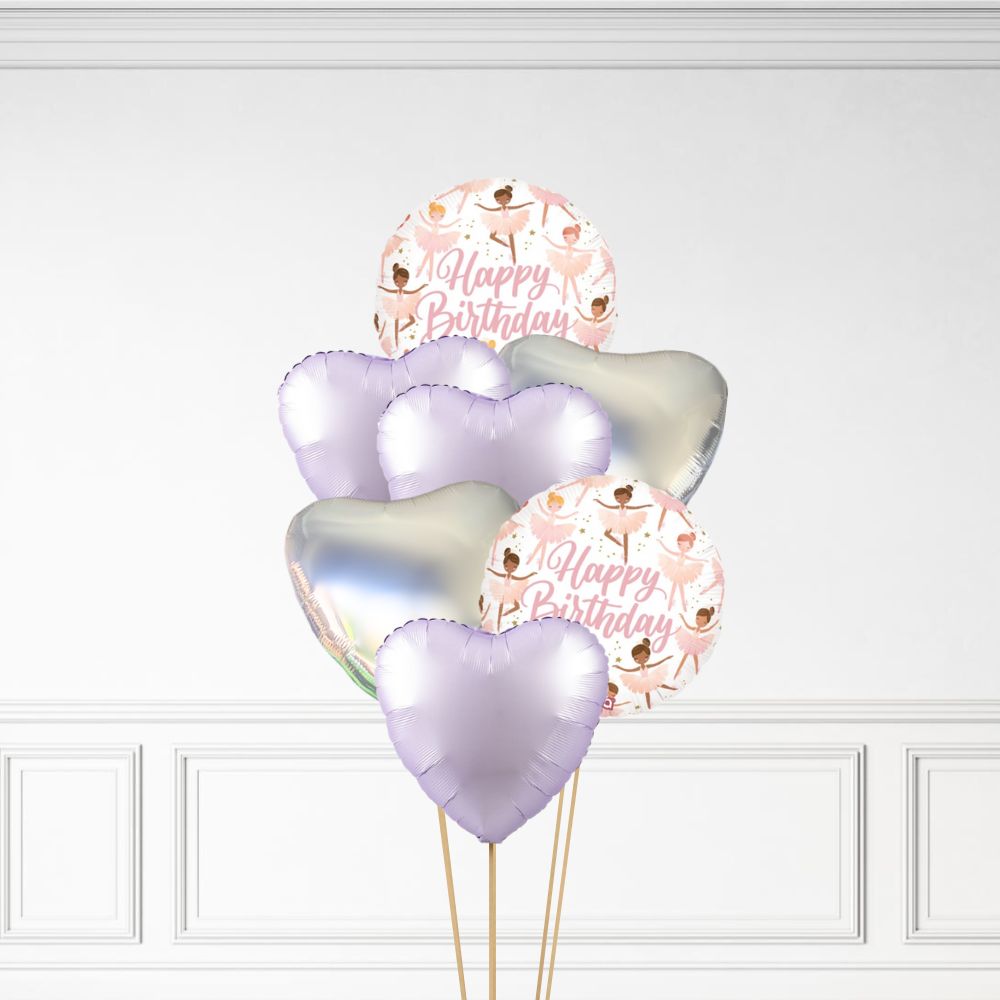 Ballerina Birthday - Helium Bunch