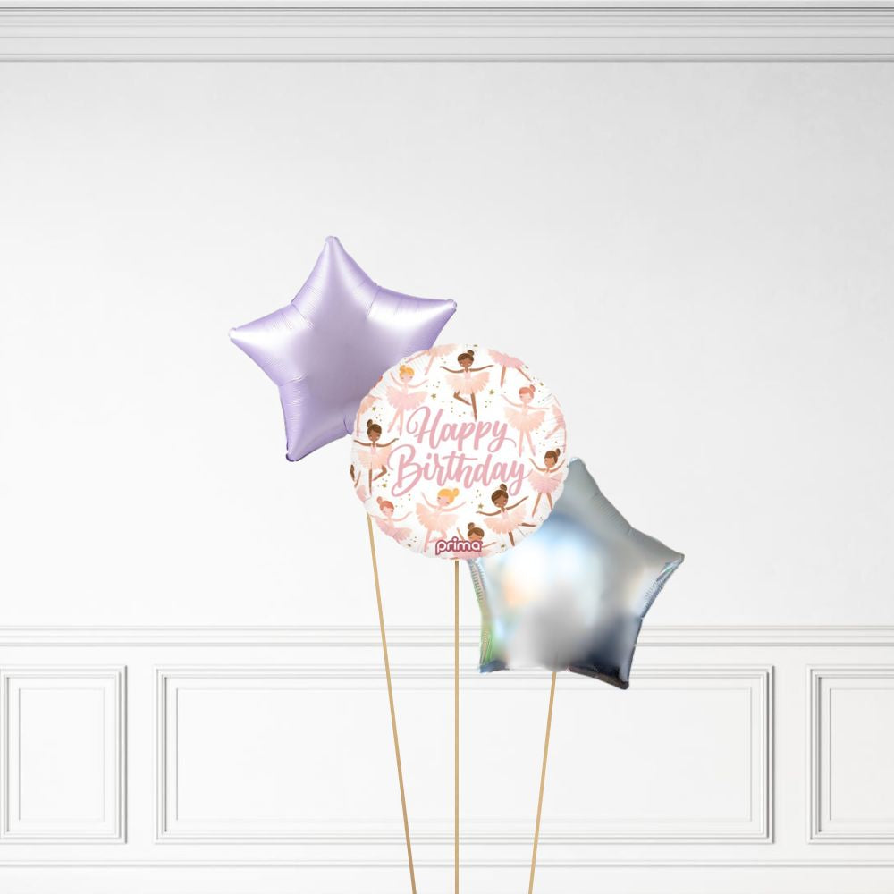 Ballerina Birthday - Helium Bunch