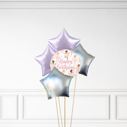 Ballerina Birthday - Helium Bunch