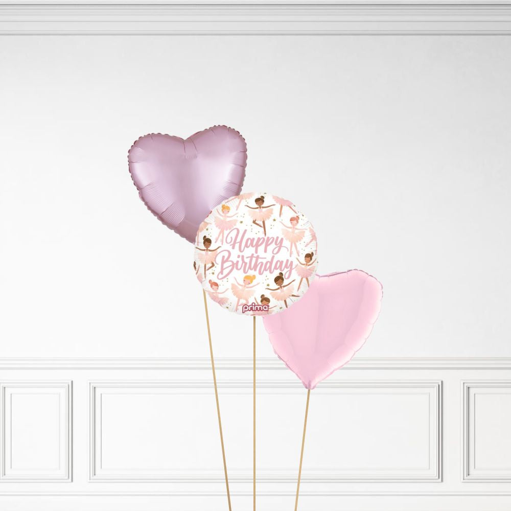 Ballerina Birthday - Helium Bunch