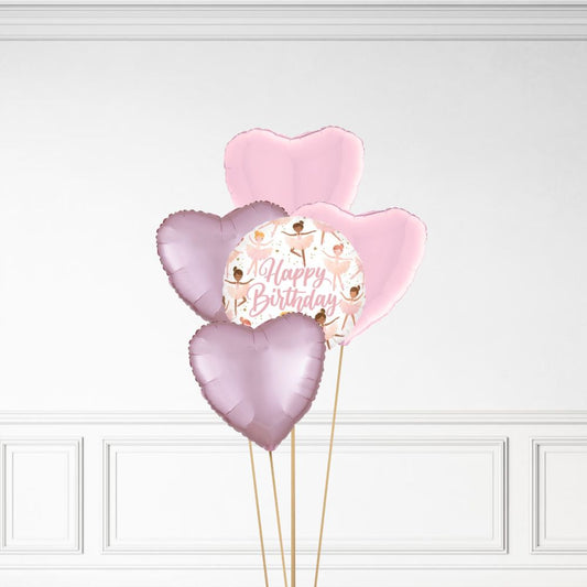 Ballerina Birthday - Helium Bunch