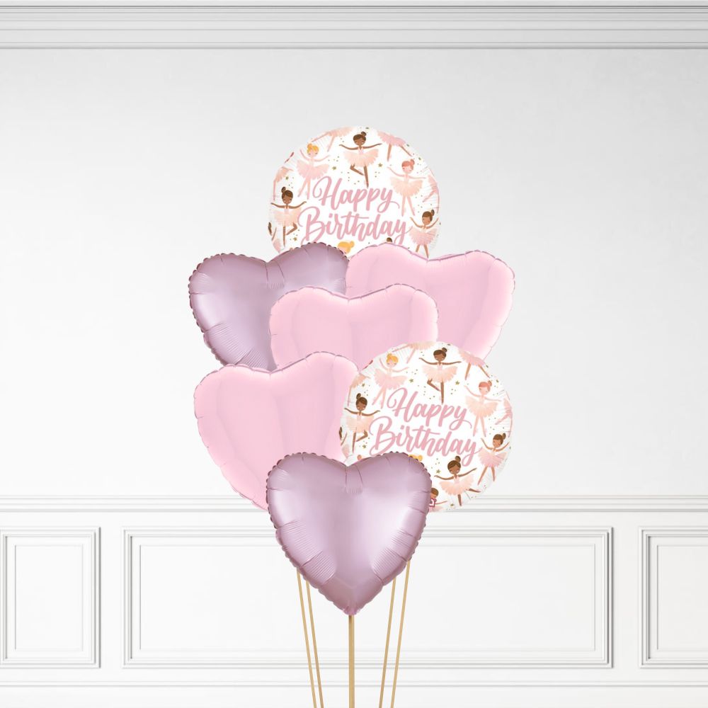 Ballerina Birthday - Helium Bunch