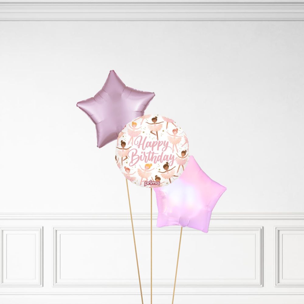 Ballerina Birthday - Helium Bunch