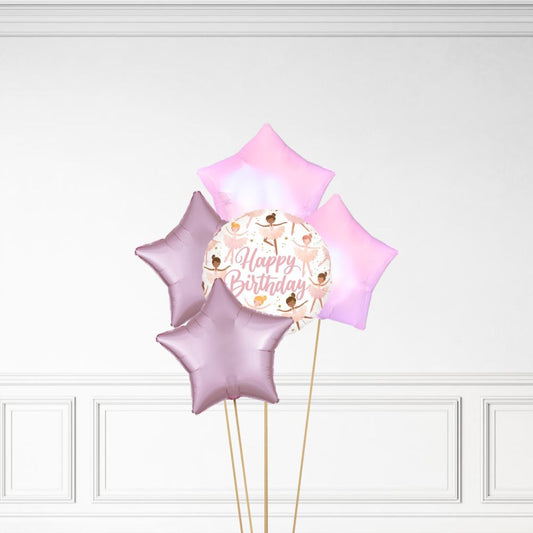 Ballerina Birthday - Helium Bunch