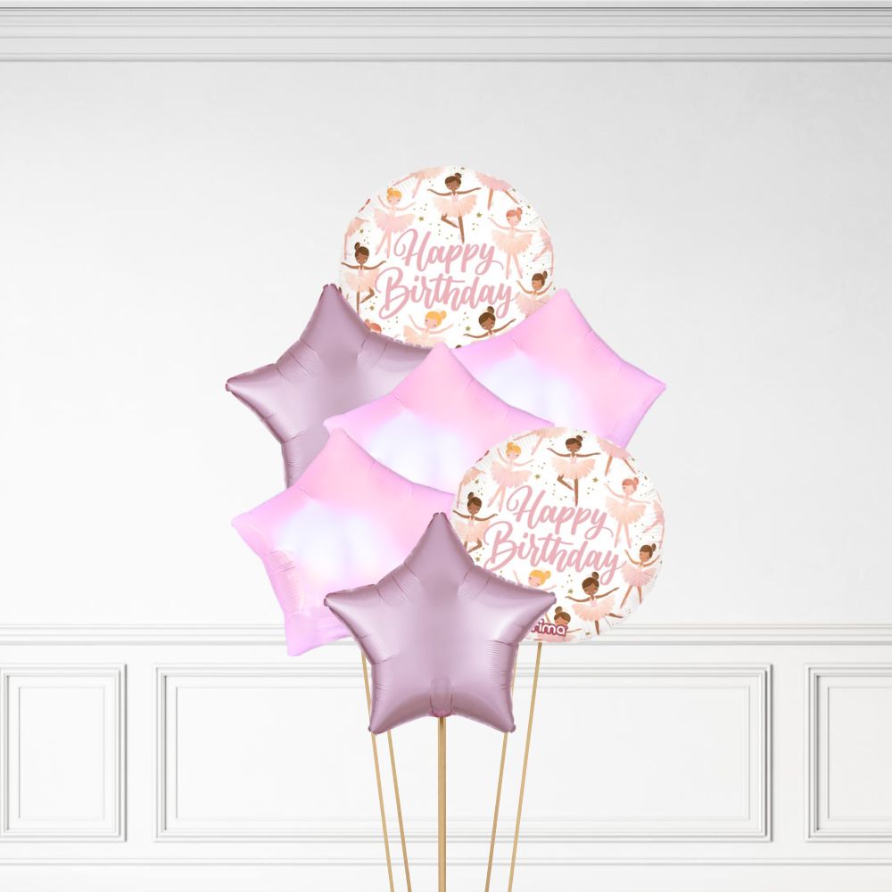Ballerina Birthday - Helium Bunch
