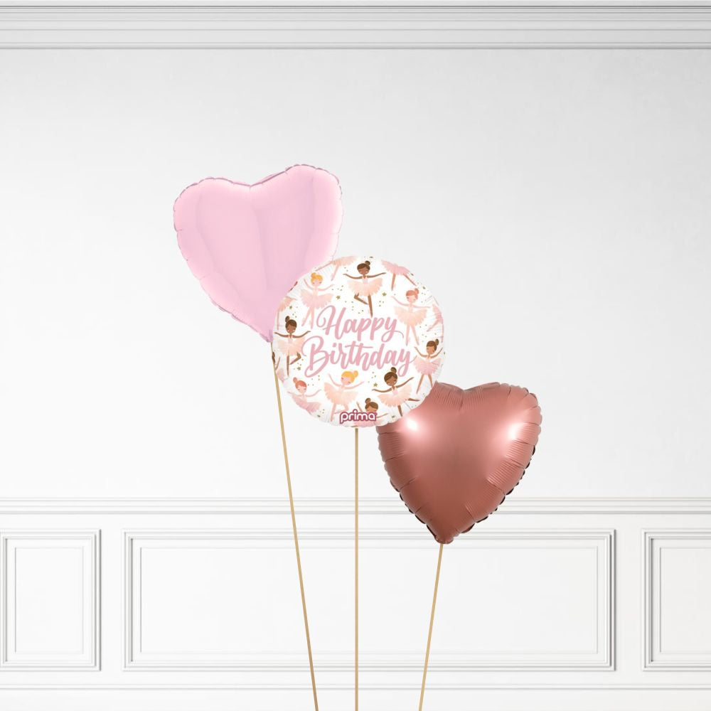 Ballerina Birthday - Helium Bunch