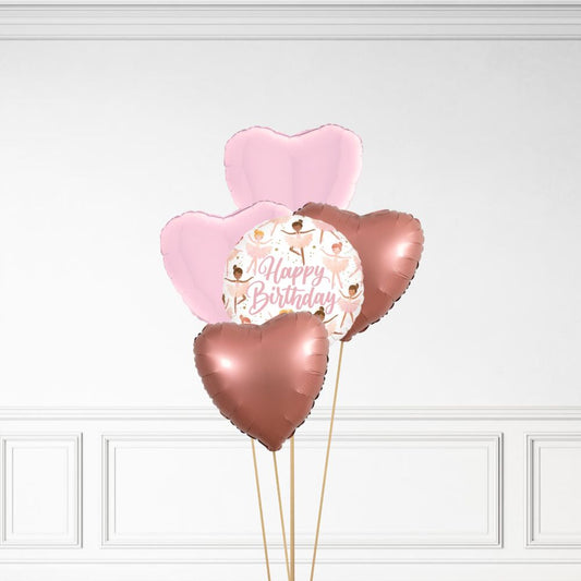 Ballerina Birthday - Helium Bunch