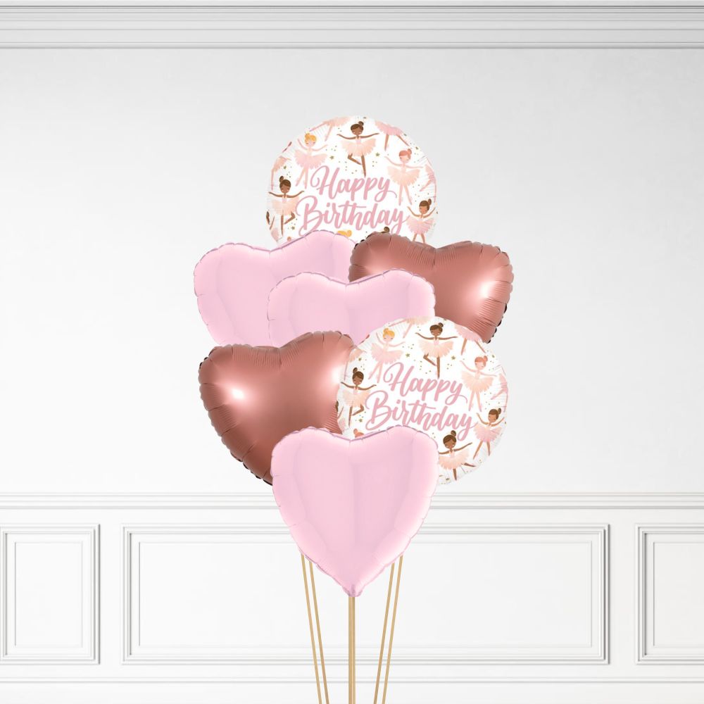 Ballerina Birthday - Helium Bunch