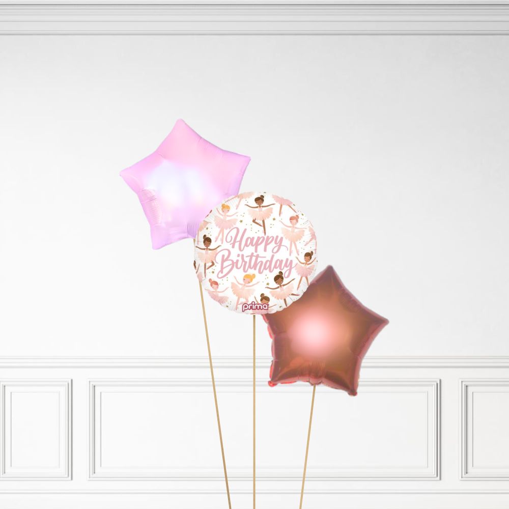 Ballerina Birthday - Helium Bunch