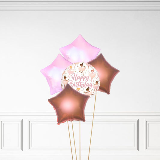 Ballerina Birthday - Helium Bunch