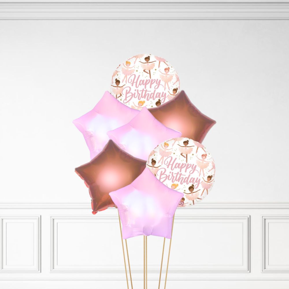 Ballerina Birthday - Helium Bunch
