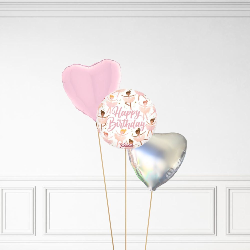 Ballerina Birthday - Helium Bunch