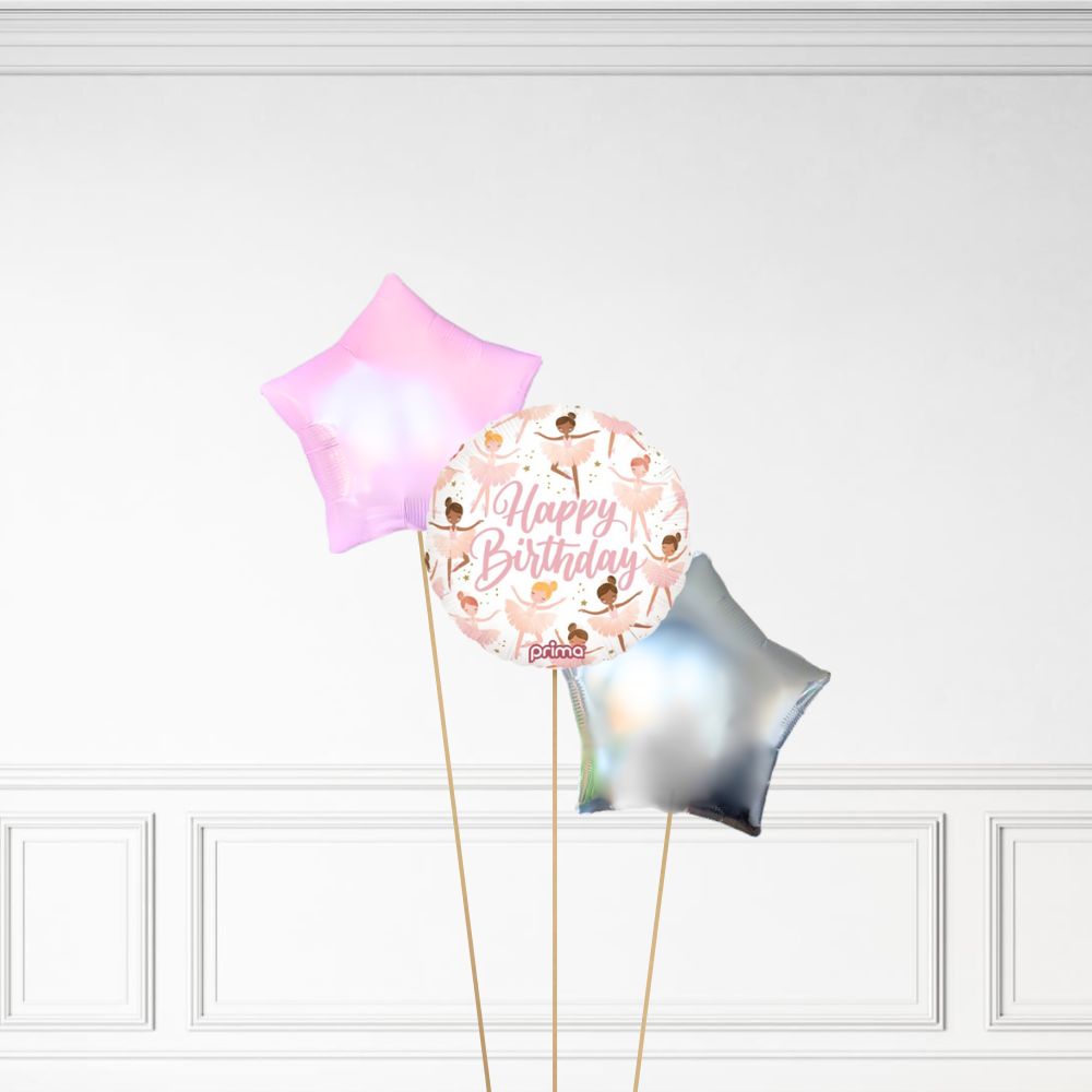 Ballerina Birthday - Helium Bunch