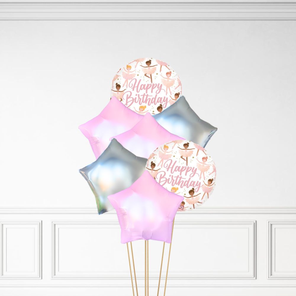 Ballerina Birthday - Helium Bunch