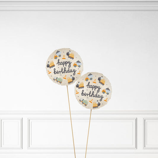 Construction Birthday - Helium Bunch