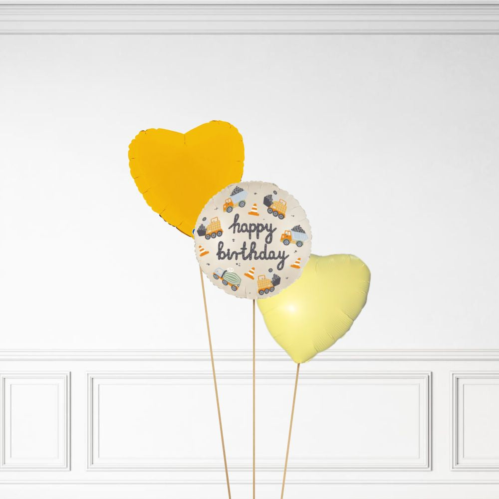 Construction Birthday - Helium Bunch
