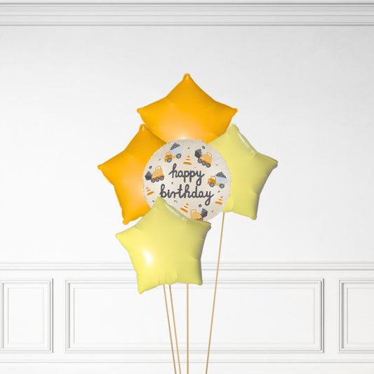 Construction Birthday - Helium Bunch