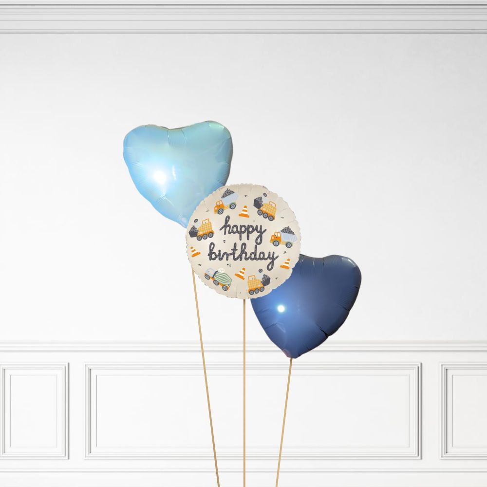 Construction Birthday - Helium Bunch
