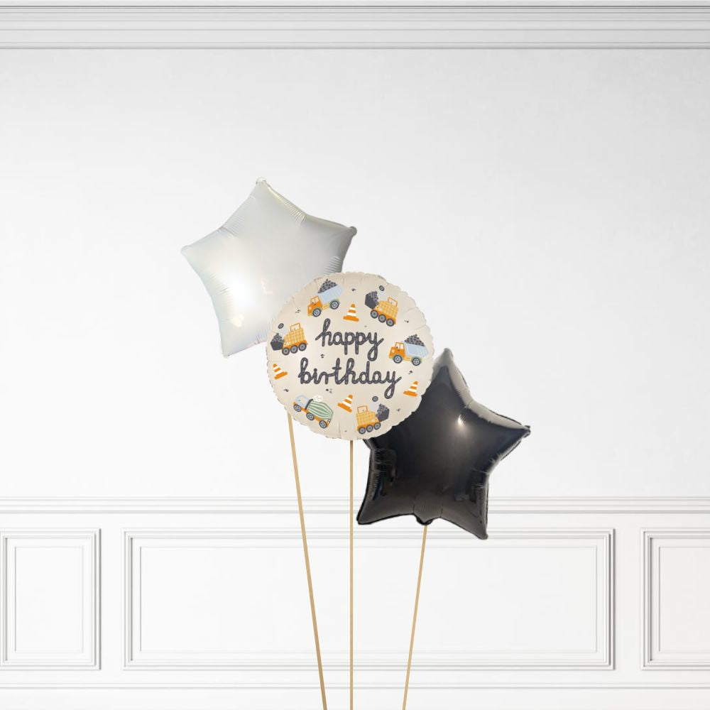 Construction Birthday - Helium Bunch