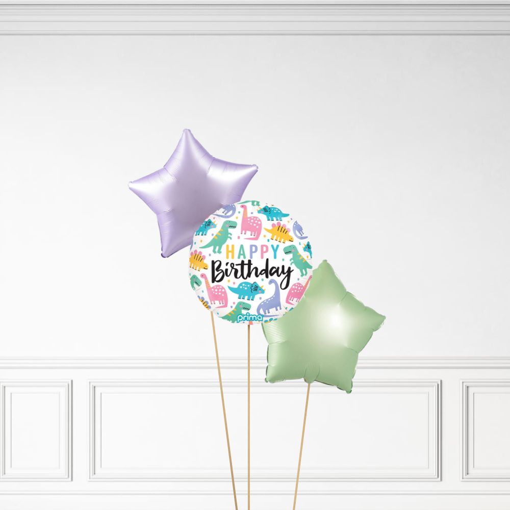 Dinosaur Birthday - Helium Bunch