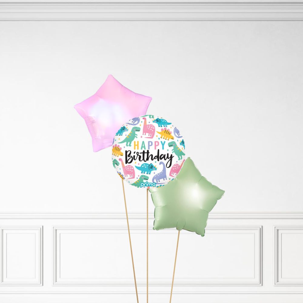 Dinosaur Birthday - Helium Bunch