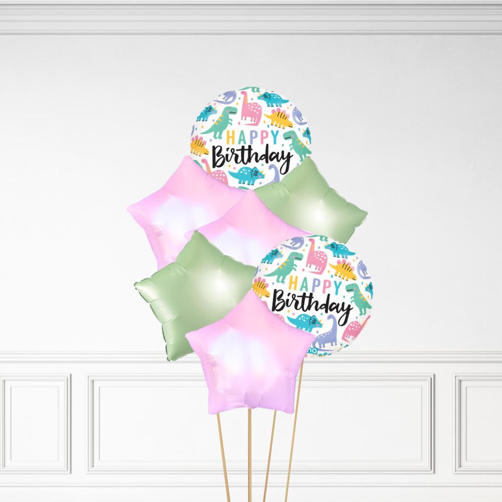 Dinosaur Birthday - Helium Bunch