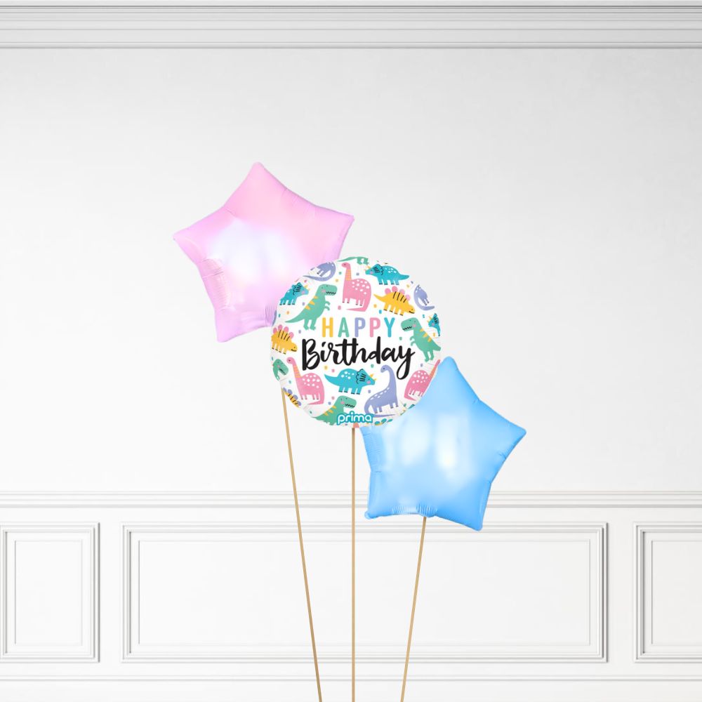 Dinosaur Birthday - Helium Bunch