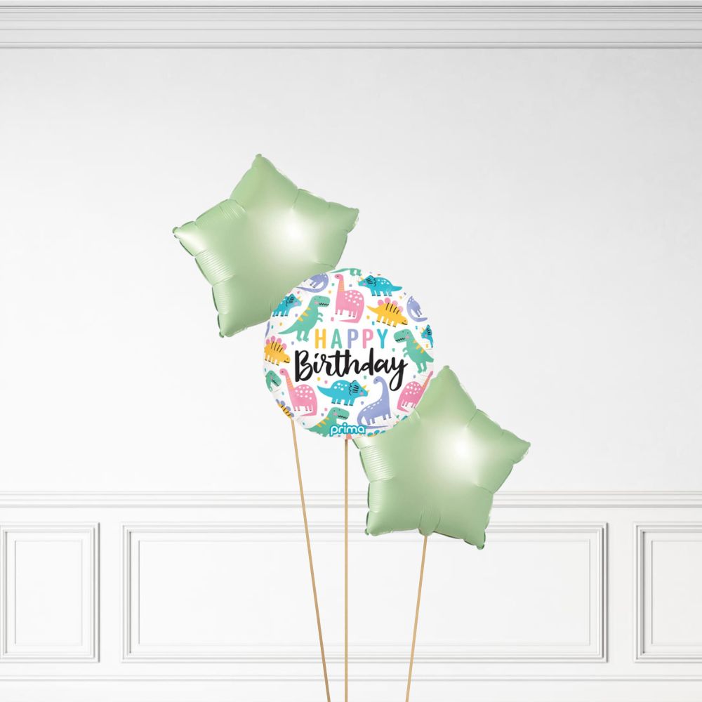 Dinosaur Birthday - Helium Bunch