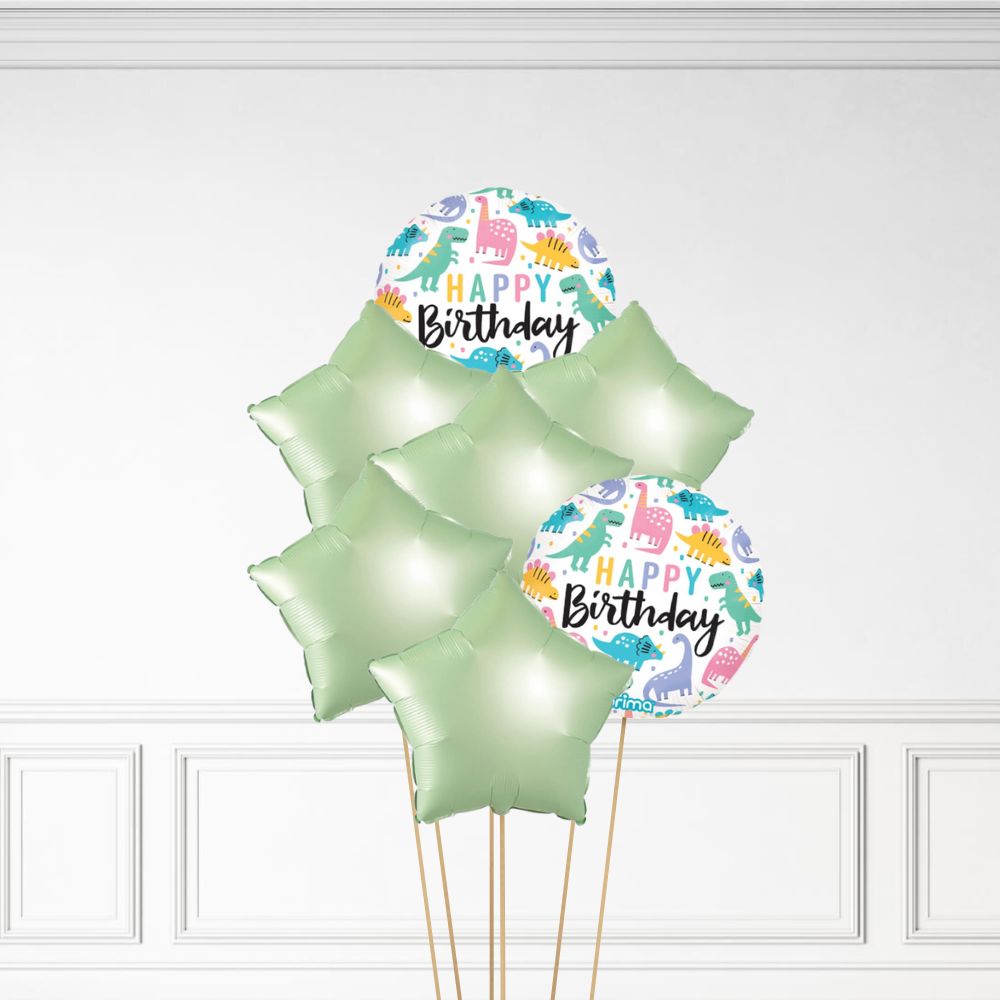 Dinosaur Birthday - Helium Bunch