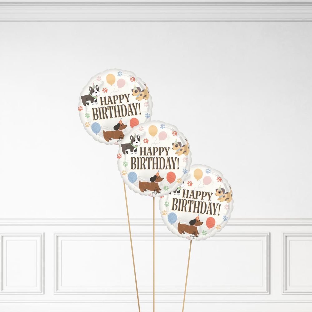 Dog Birthday - Helium Bunch
