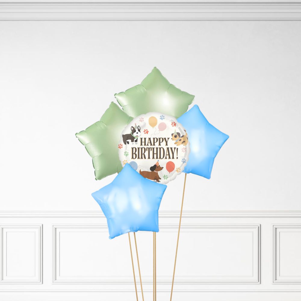 Dog Birthday - Helium Bunch
