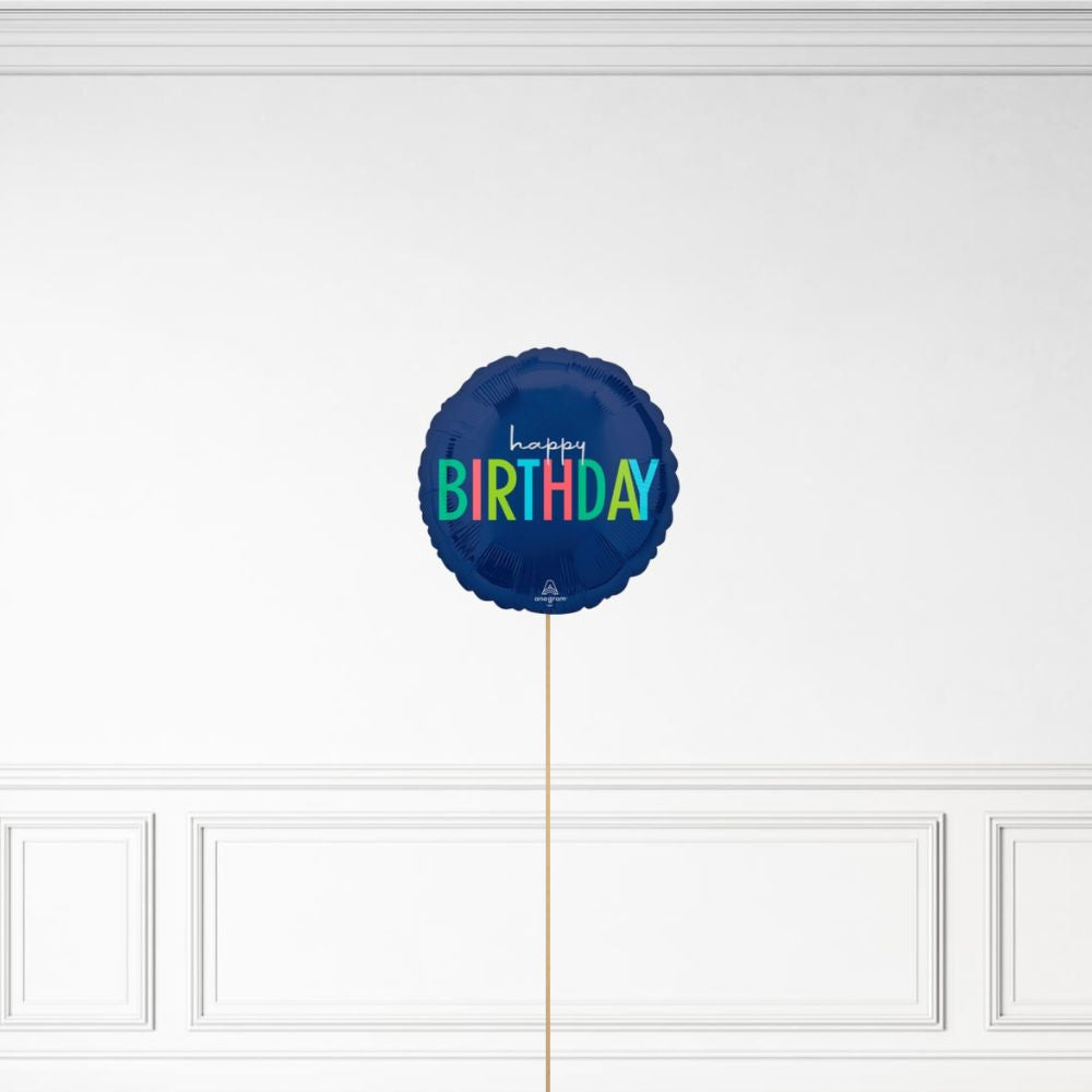 Happy Birthday - Helium Balloon Bunch
