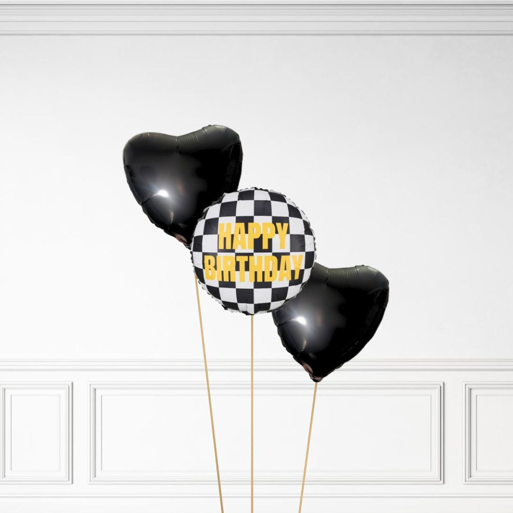 Racing Birthday - Helium Bunch