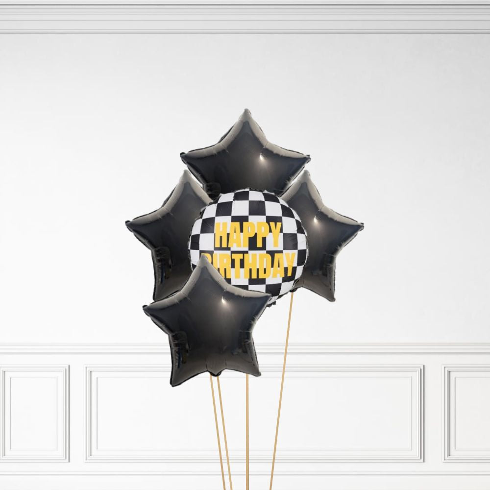 Racing Birthday - Helium Bunch