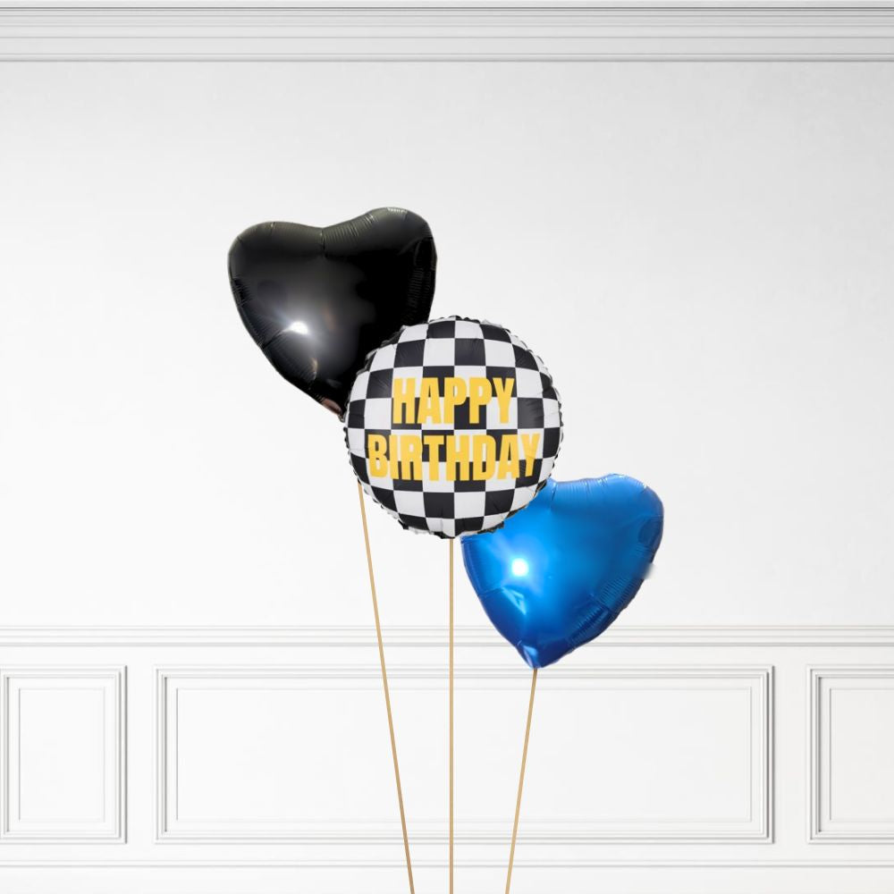 Racing Birthday - Helium Bunch