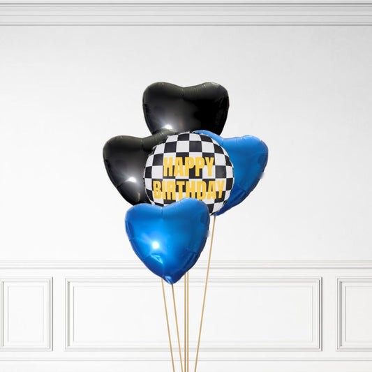 Racing Birthday - Helium Bunch