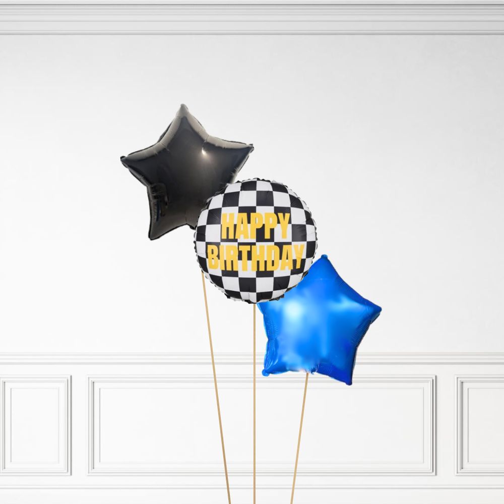 Racing Birthday - Helium Bunch
