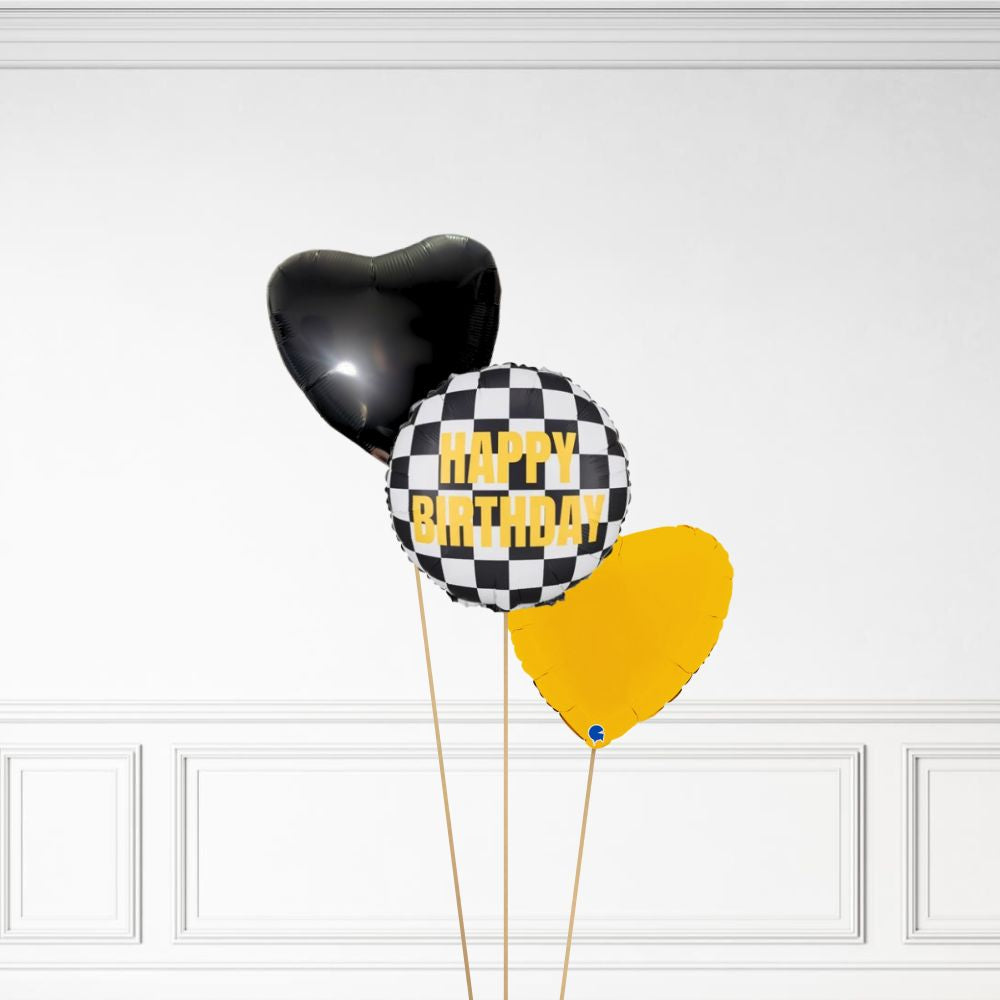 Racing Birthday - Helium Bunch