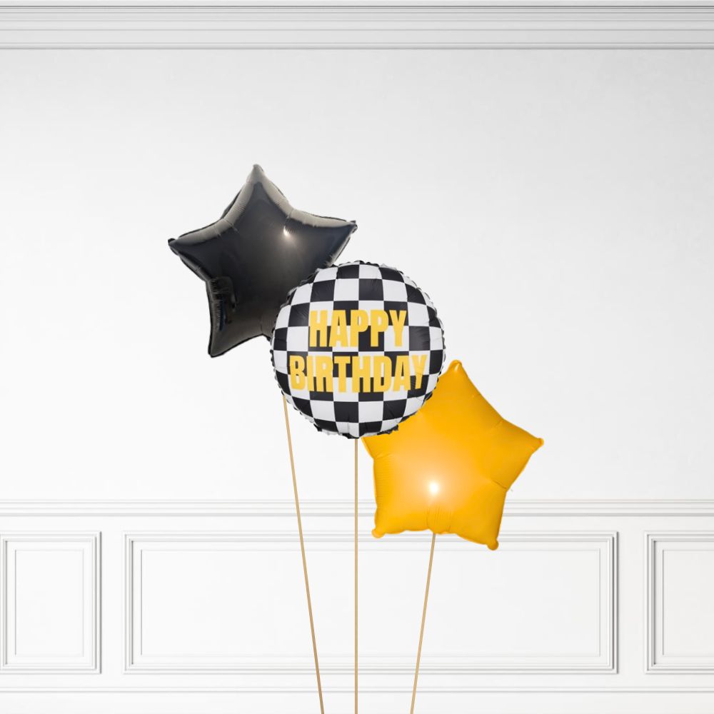 Racing Birthday - Helium Bunch