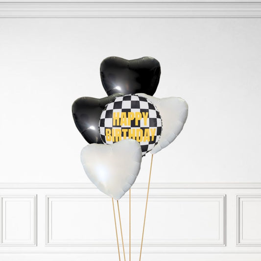 Racing Birthday - Helium Bunch